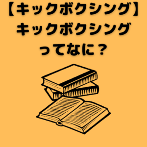 キックボクシングはどんなもの？