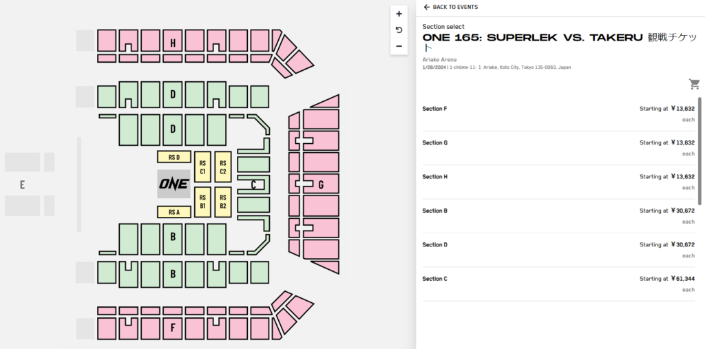 武尊vsスーパーレックのチケット（会場）の値段や購入方法は？支払い 