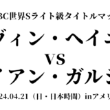 ヘイニーvsガルシア改